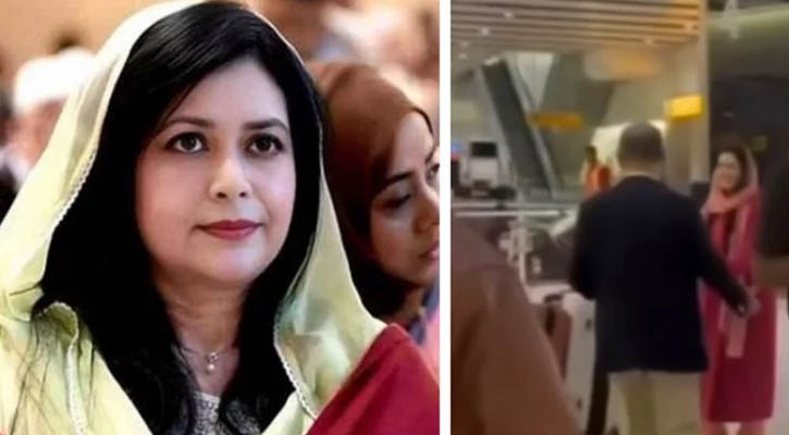 লন্ডনে পৌঁছেছেন জুবাইদা রহমান